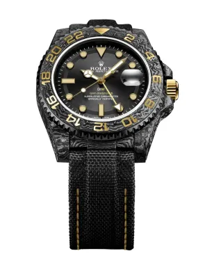 DiW (Designa Individual Watches) ビンテージ カスタム GMT-Master II Golden Speedster ブラック - サムネイル3