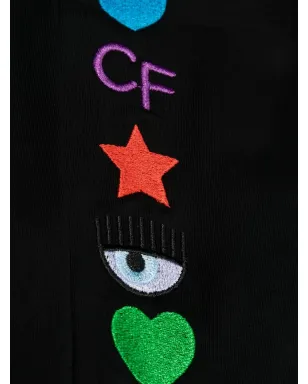 Chiara Ferragni Kids ロゴ刺繍パンツ - サムネイル3