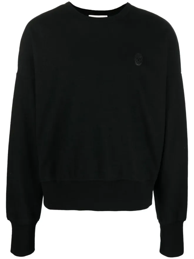 Alexander McQueen Alexander McQueen ロゴパッチ ウール スウェットシャツの商品画像