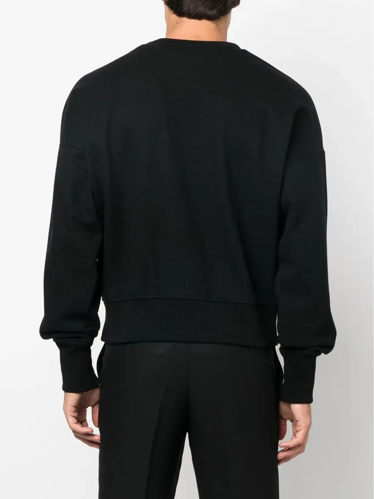 Alexander McQueen ロゴパッチ ウール スウェットシャツ - 画像4