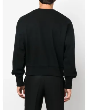 Alexander McQueen ロゴパッチ ウール スウェットシャツ - サムネイル4