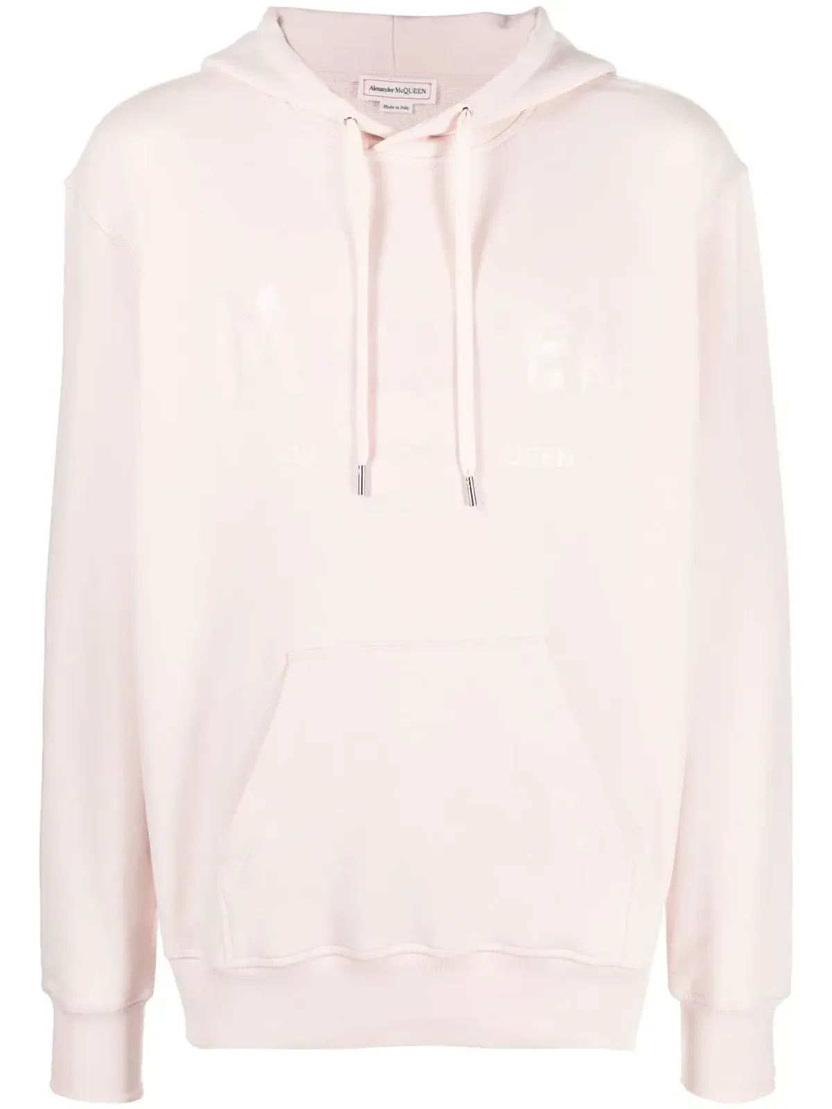 Alexander McQueen グラフィティロゴプリント パーカー - ピンク - 画像1