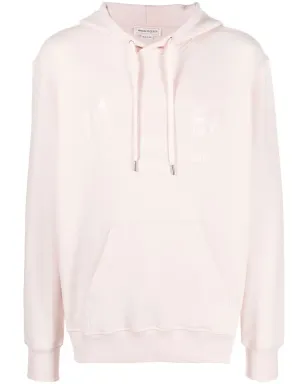 Alexander McQueen グラフィティロゴプリント パーカー - ピンク - サムネイル1