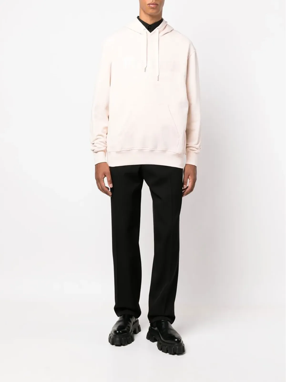 Alexander McQueen グラフィティロゴプリント パーカー - ピンク - 画像2