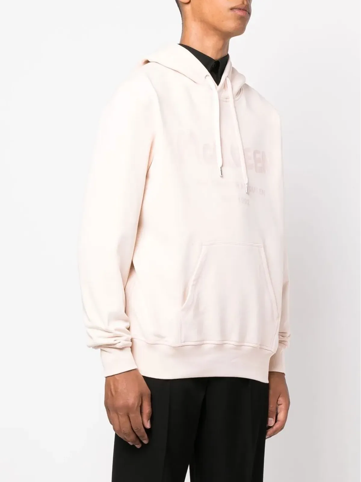 Alexander McQueen グラフィティロゴプリント パーカー - ピンク - 画像3