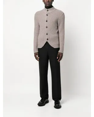 Canali テクスチャードニット メリノウール カーディガン - サムネイル2