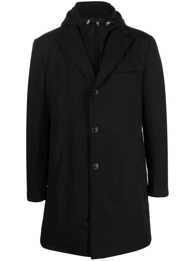 Corneliani Corneliani フード付きシングルブレスト軽量ジャケットの商品画像