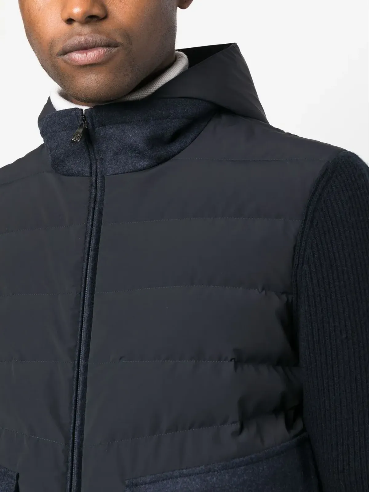 Corneliani パディッドジップアップジャケット - 画像5
