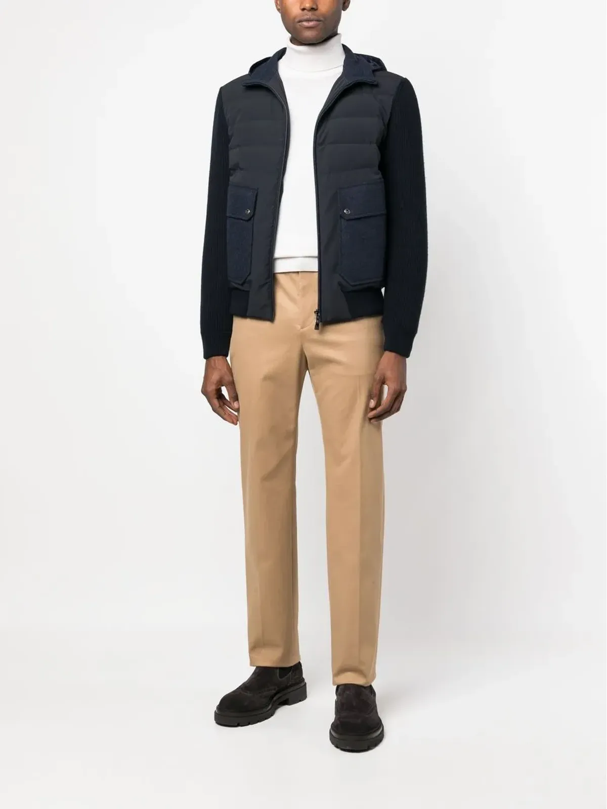Corneliani パディッドジップアップジャケット - 画像2