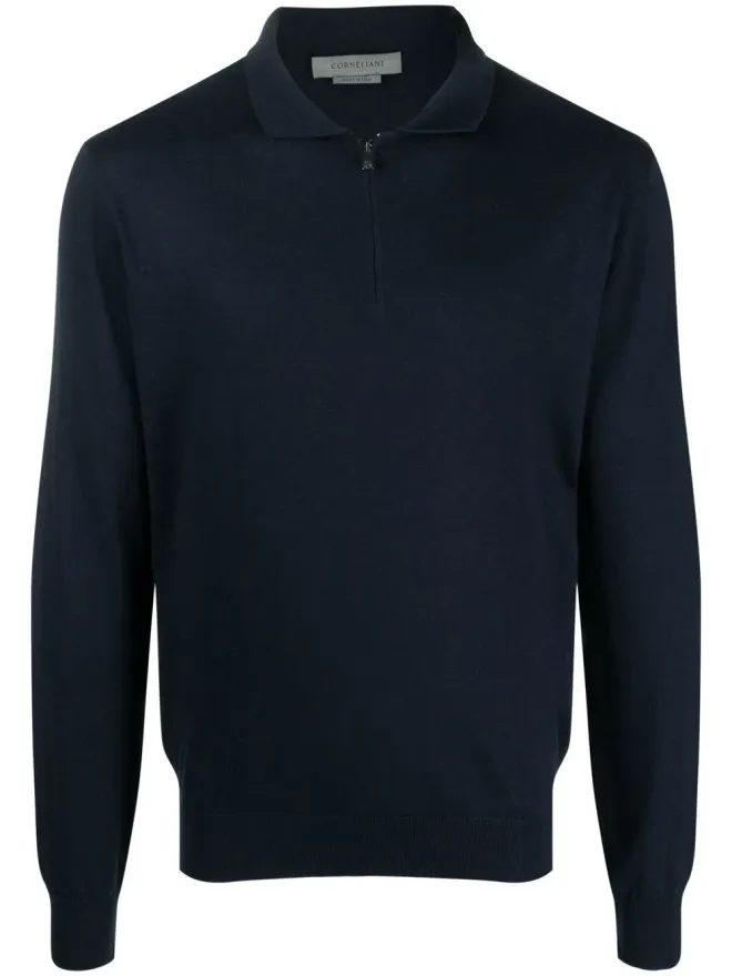 Corneliani Corneliani ハーフジップ スウェットシャツの商品画像