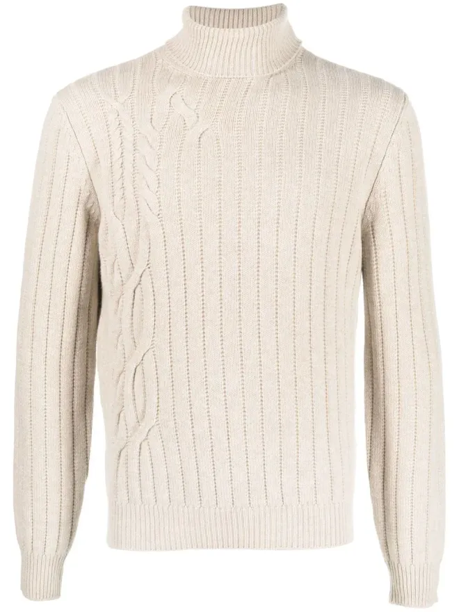 Corneliani Corneliani ケーブルニット ロールネック ジャンパーの商品画像