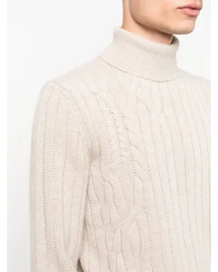 Corneliani ケーブルニット ロールネック ジャンパー - サムネイル5