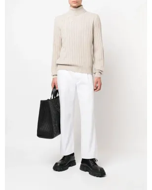 Corneliani ケーブルニット ロールネック ジャンパー - サムネイル2