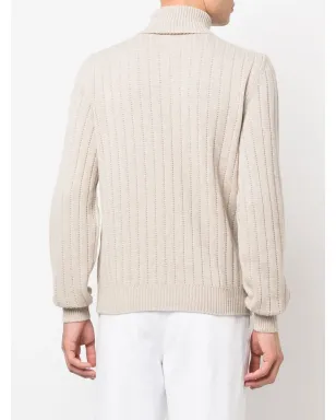 Corneliani ケーブルニット ロールネック ジャンパー - サムネイル4