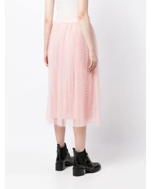 RED Valentino プリーツ入りチュールスカート - Pink - サムネイル4