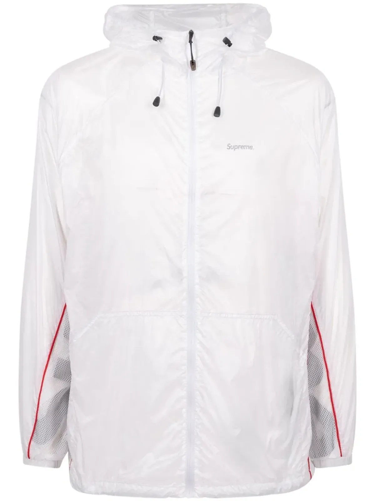 Supreme リップストップ フード付きウィンドブレーカー - White - 画像1
