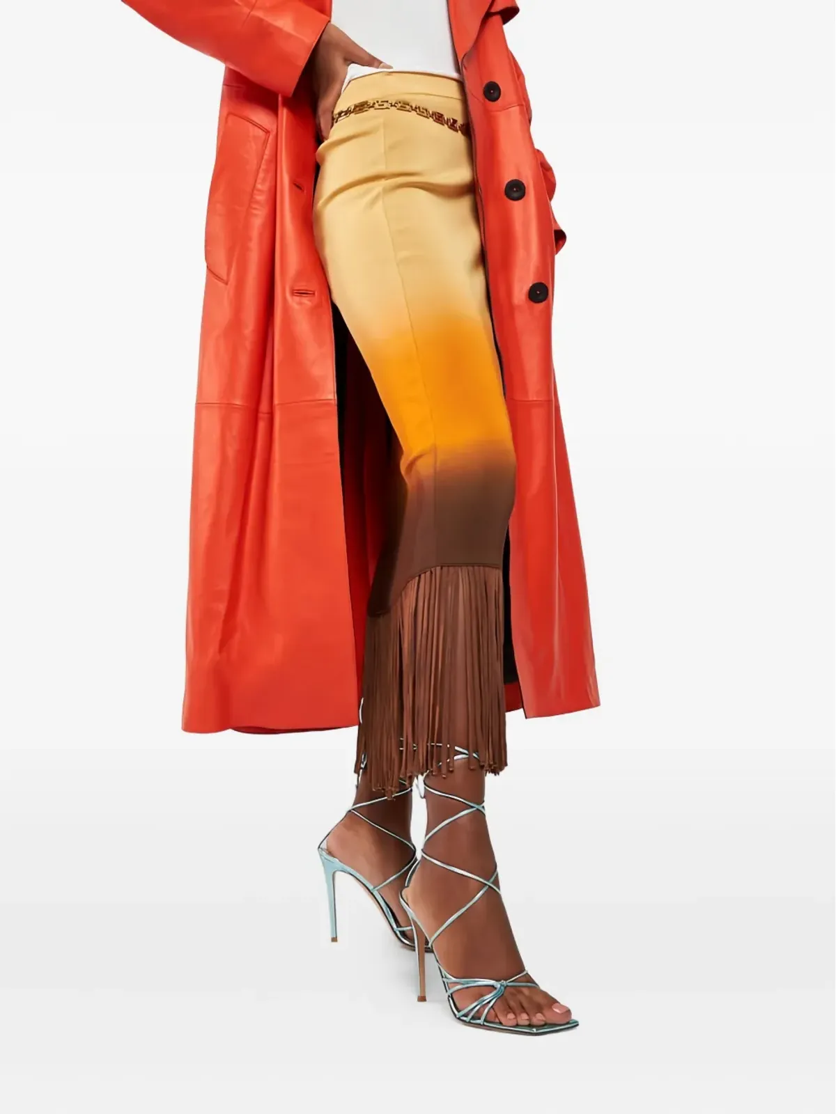 Gianvito Rossi Sylvie レザーサンダル - 画像5