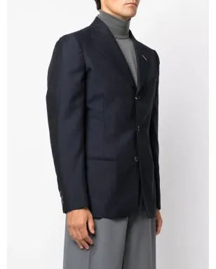 Maison Margiela シングルブレスト・テーラードブレザー ブルー - サムネイル4