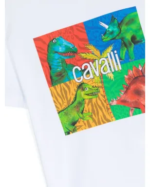 Roberto Cavalli Junior 恐竜プリントTシャツ - サムネイル3