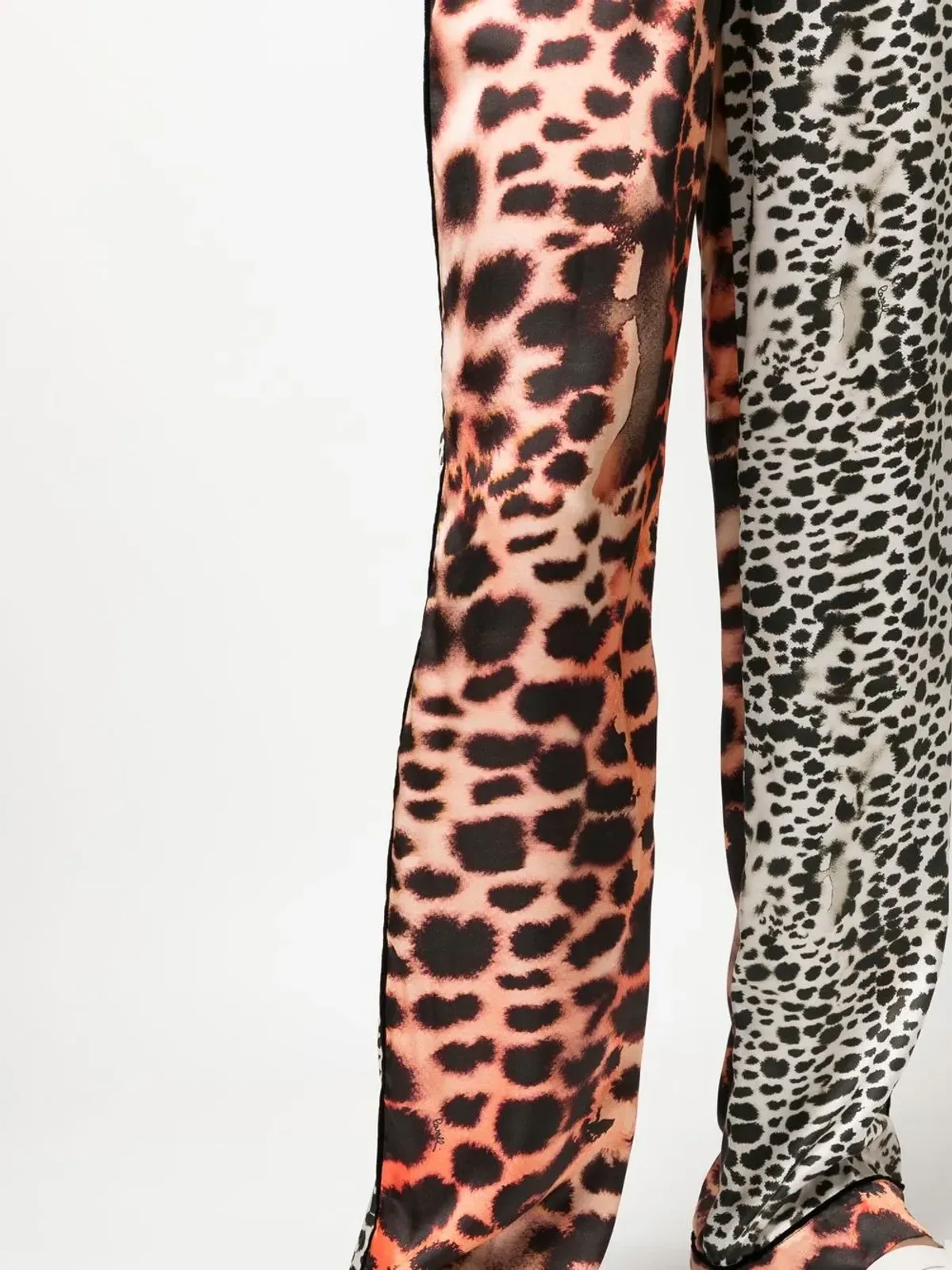 Roberto Cavalli レオパードプリント パネルドパンツ - 画像5