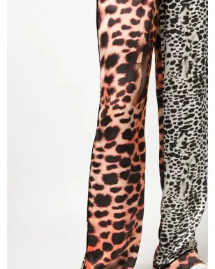 Roberto Cavalli レオパードプリント パネルドパンツ - サムネイル5