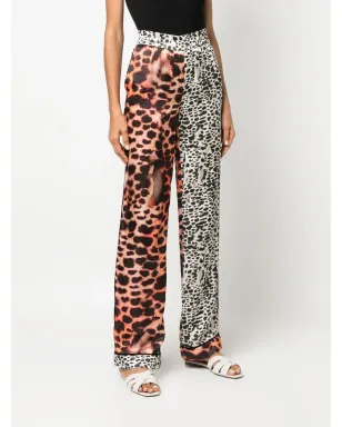 Roberto Cavalli レオパードプリント パネルドパンツ - サムネイル3