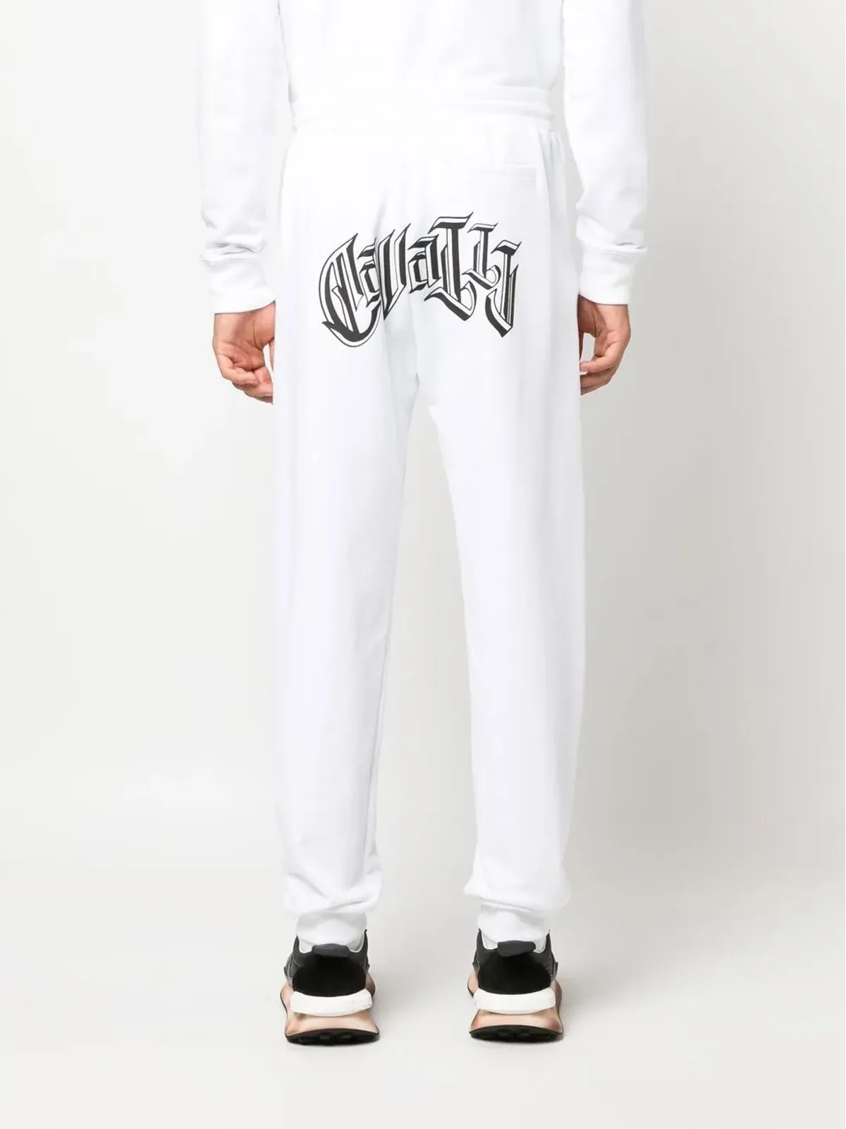 Roberto Cavalli ロゴプリント コットン トラックパンツ - 画像4