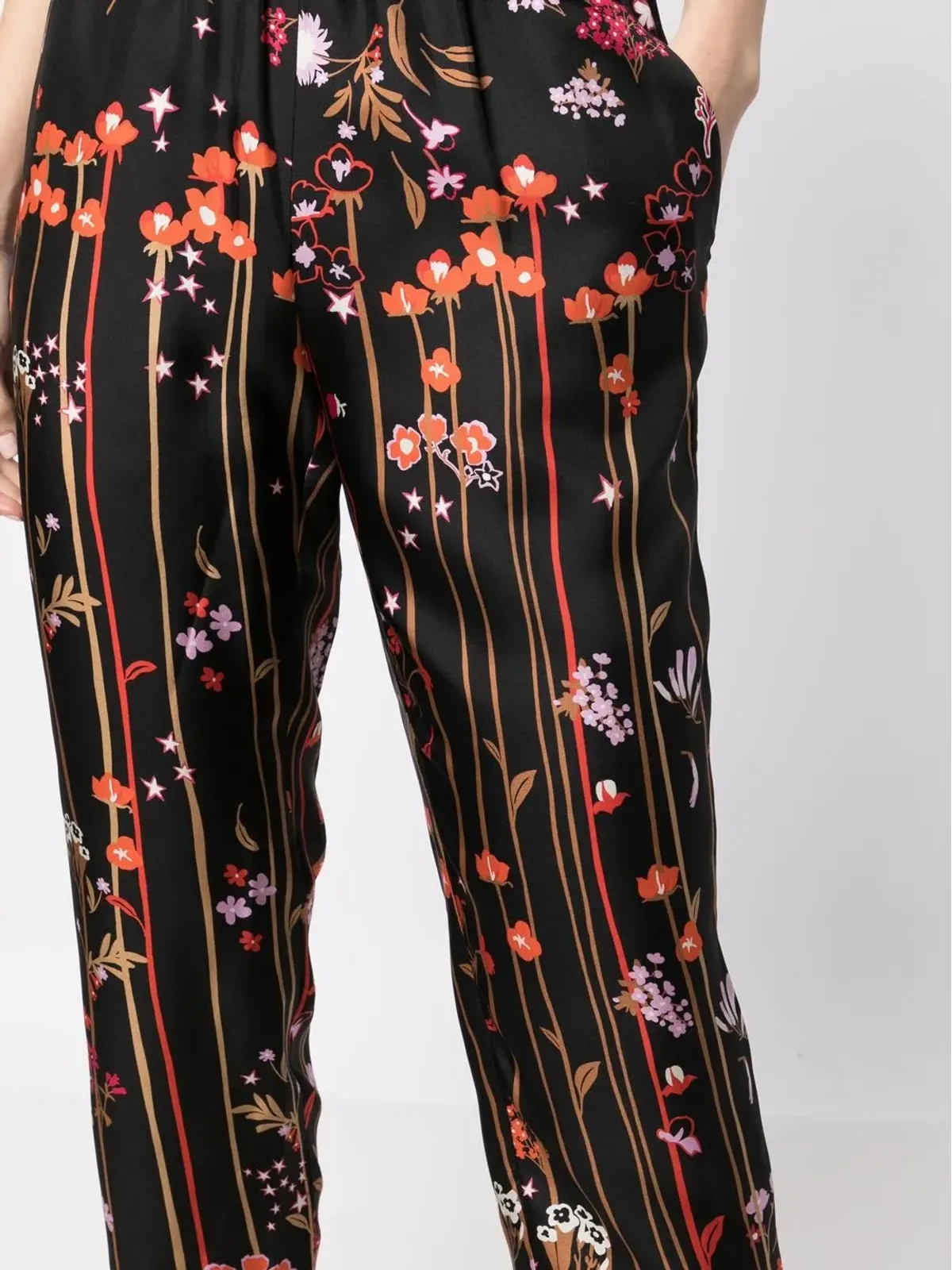 RED Valentino 星柄シルクパンツ - 画像5