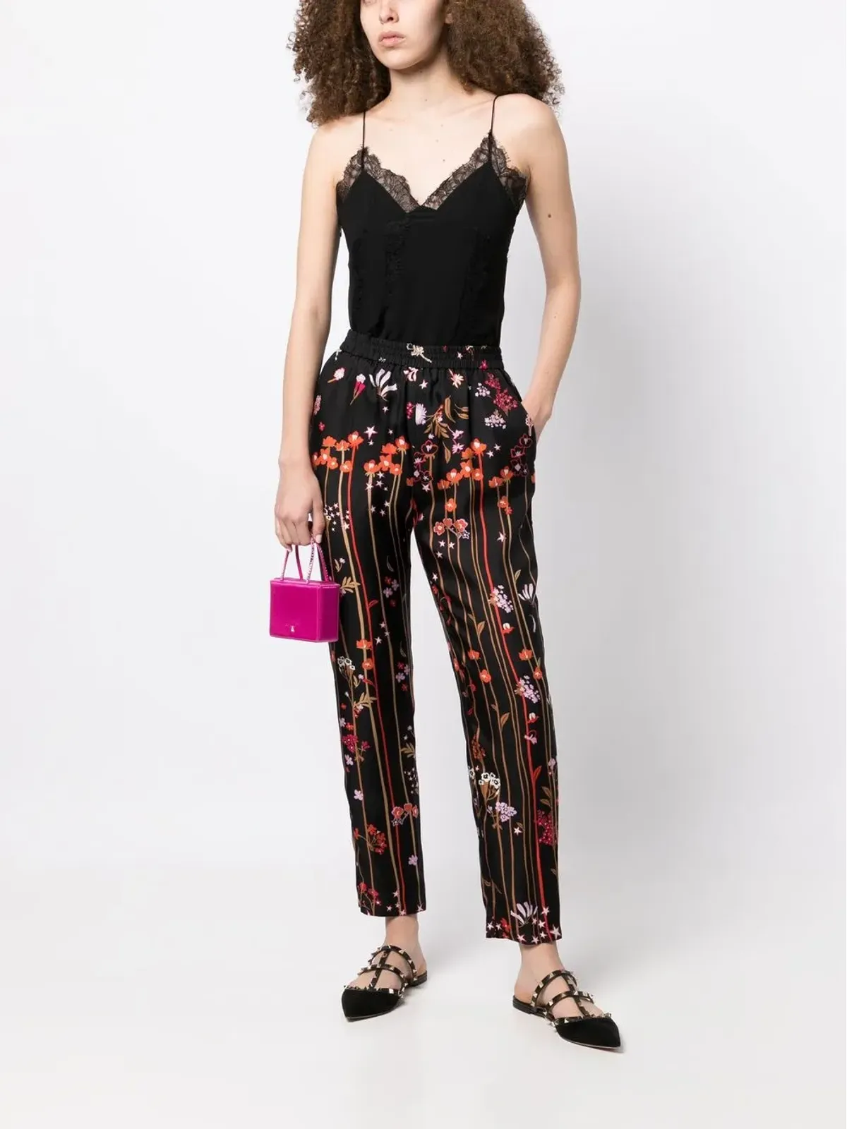RED Valentino 星柄シルクパンツ - 画像2