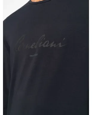Corneliani ロゴプリント長袖Tシャツ - サムネイル5