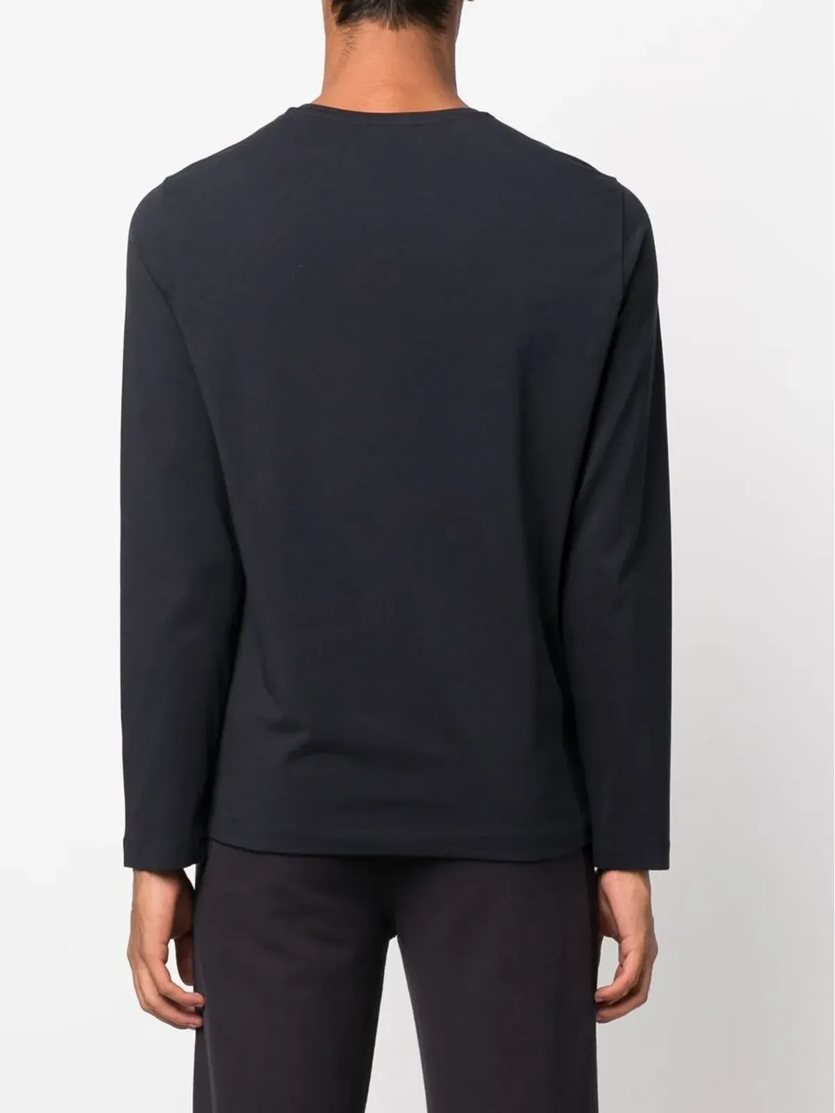 Corneliani ロゴプリント長袖Tシャツ - 画像4