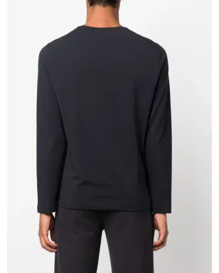 Corneliani ロゴプリント長袖Tシャツ - サムネイル4