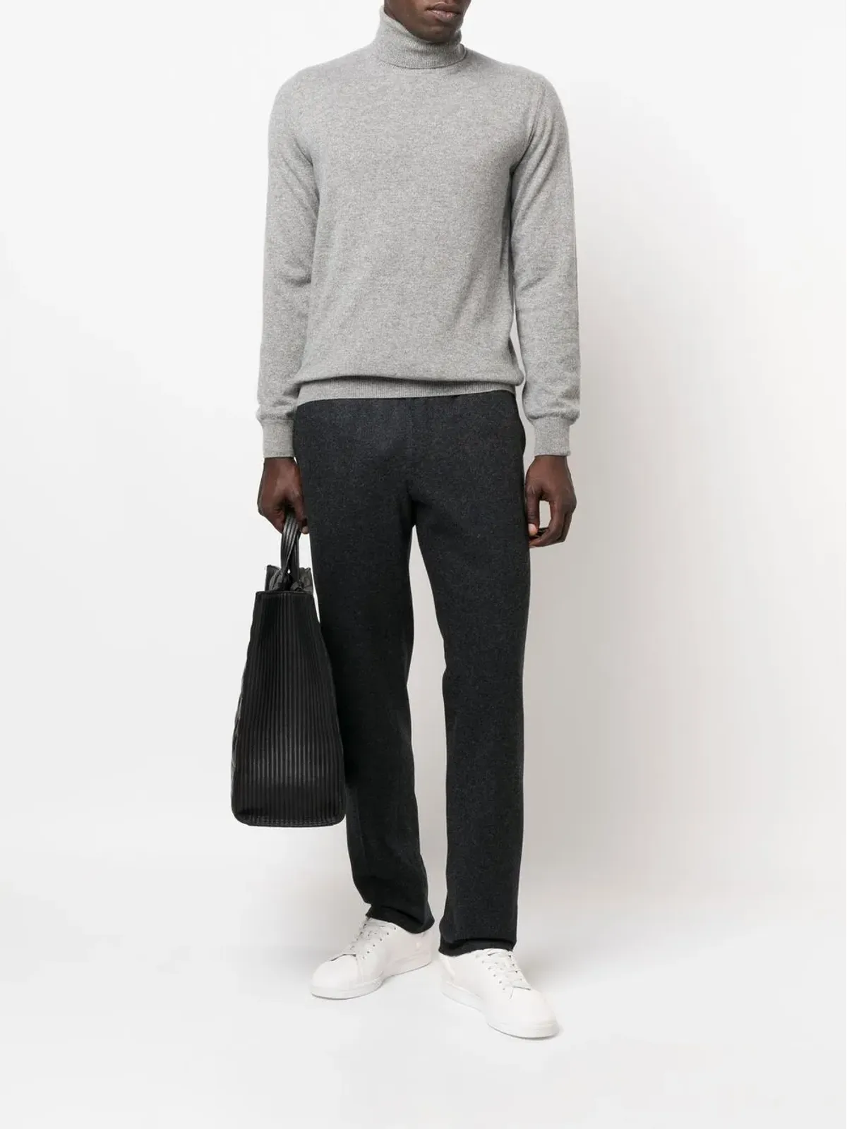 Corneliani cashmere roll-neck jumper - Grey - 画像2
