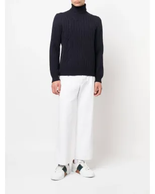 Corneliani ロールネック ケーブルニット セーター - サムネイル2