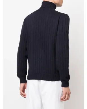 Corneliani ロールネック ケーブルニット セーター - サムネイル4