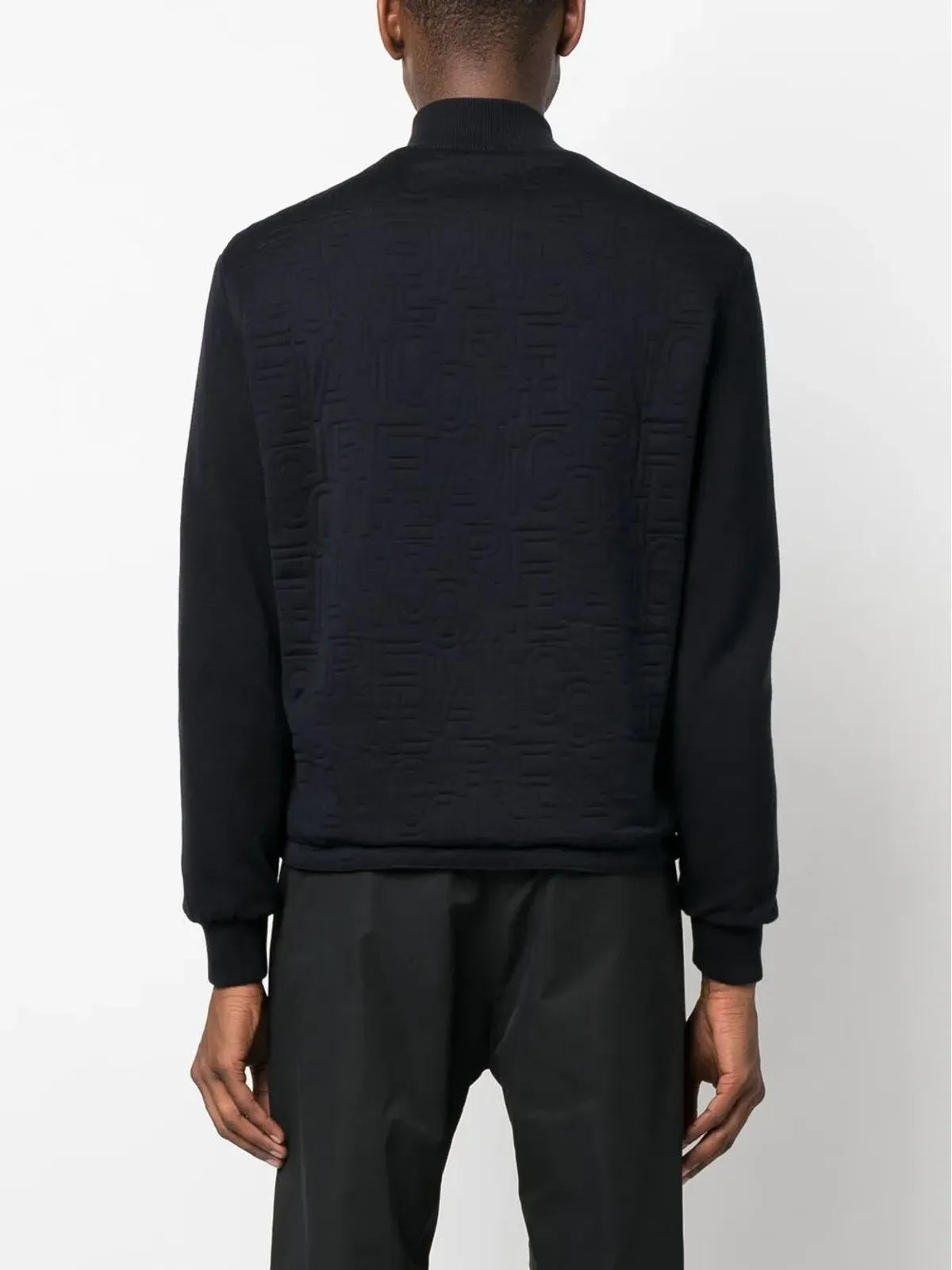 Corneliani ロゴ ボンバージャケット - 画像4