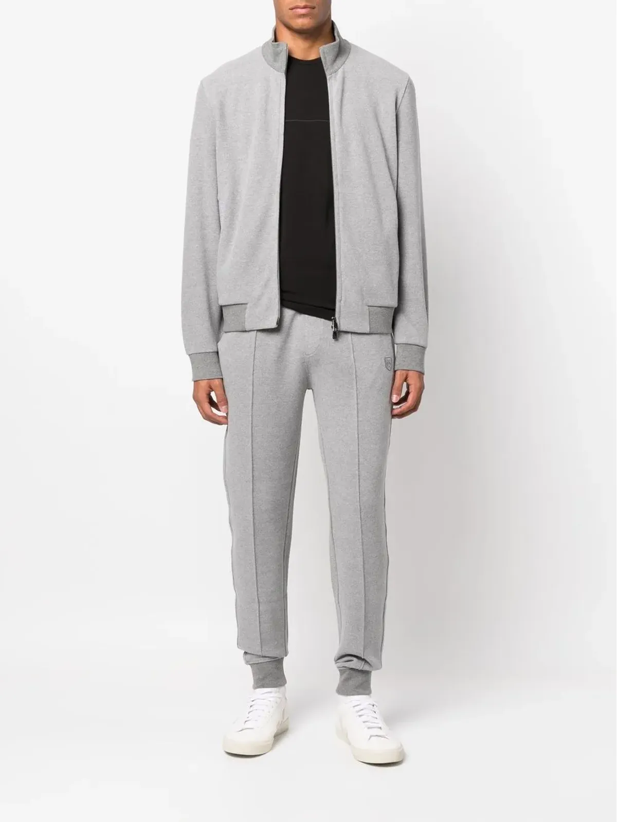 Corneliani テーパード ロゴパッチ ジョガー - 画像2