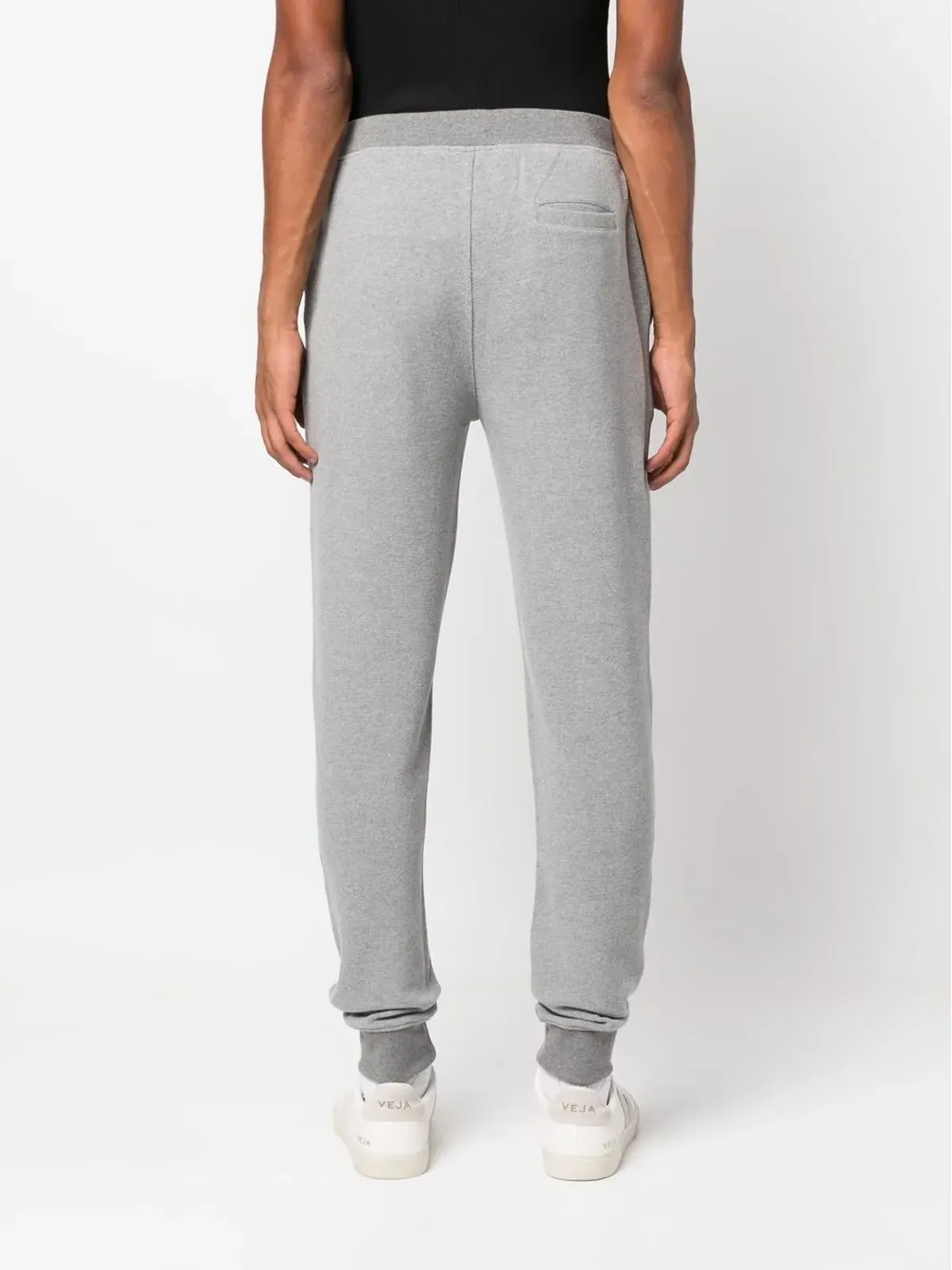 Corneliani テーパード ロゴパッチ ジョガー - 画像4
