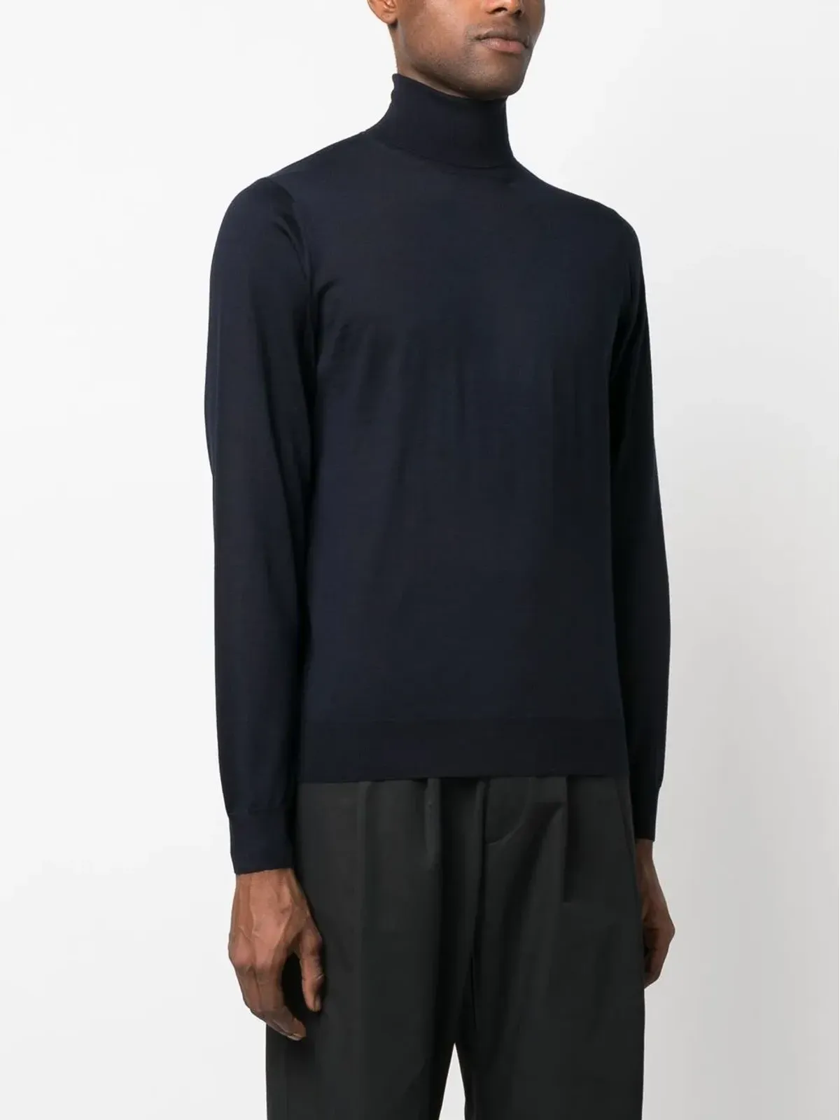 Corneliani ロールネック バージンウール ジャンパー - 画像3