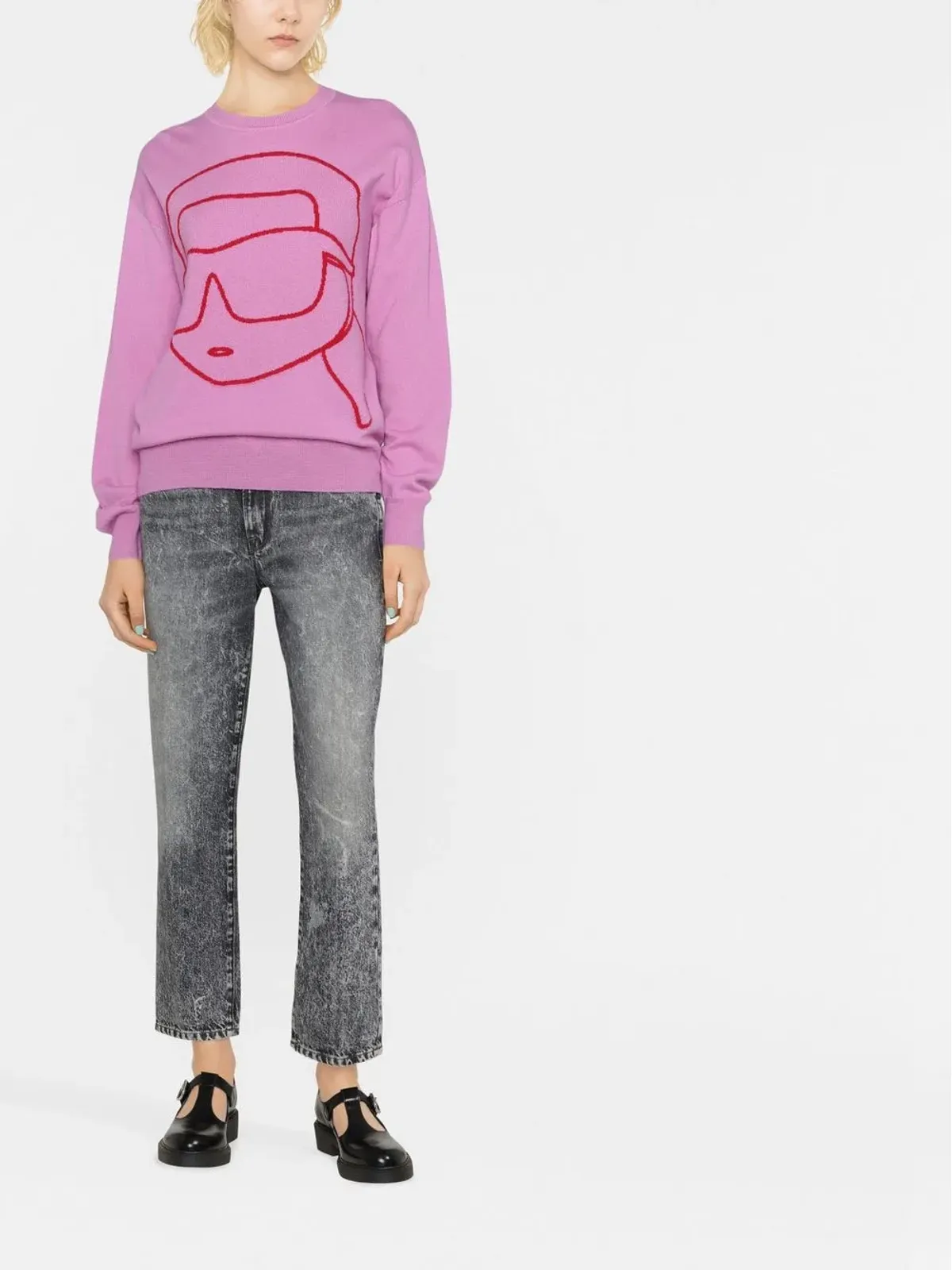 Karl Lagerfeld Ikon 2.0 クルーネックセーター - 画像2