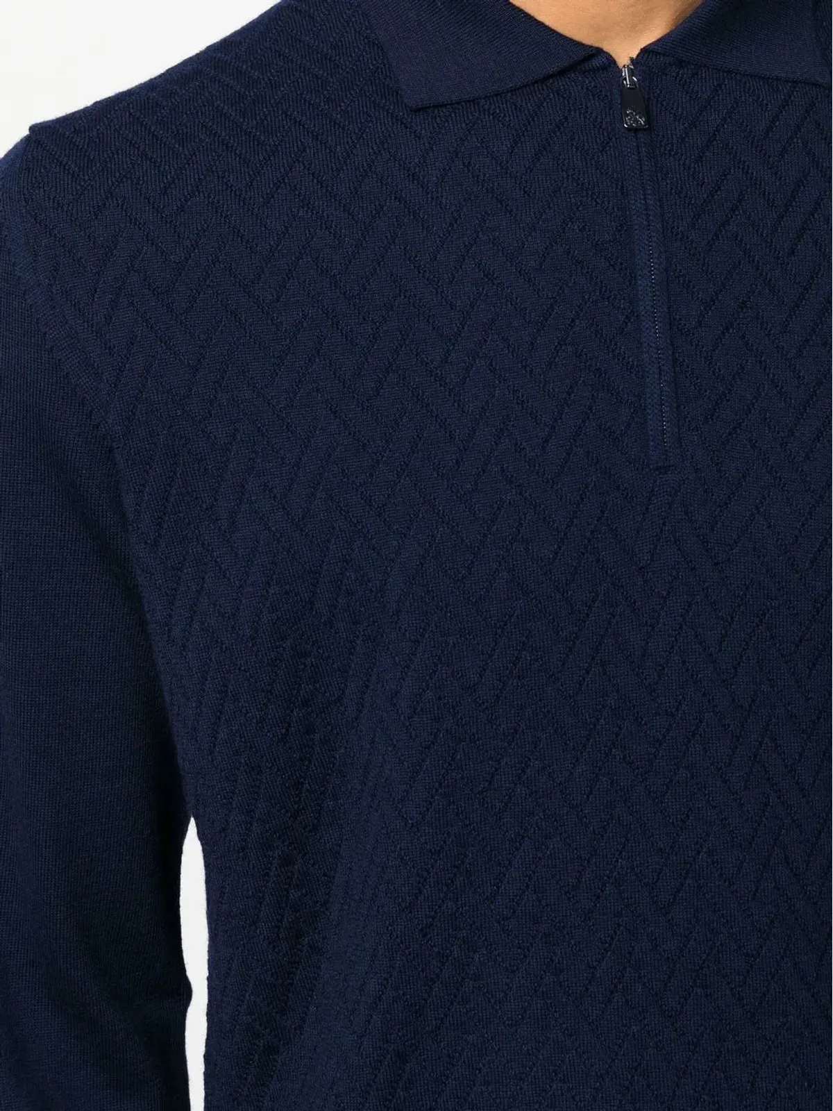 Corneliani 長袖ポロジャンパー - 画像5