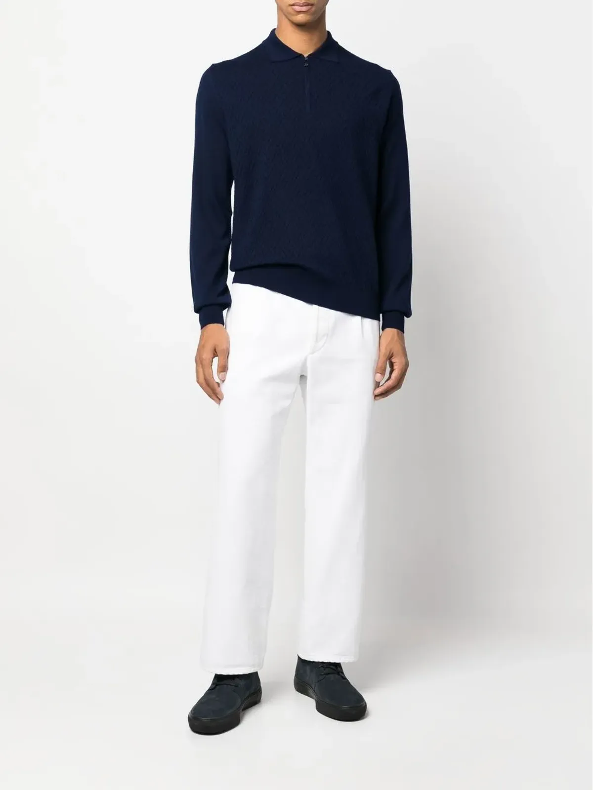 Corneliani 長袖ポロジャンパー - 画像2