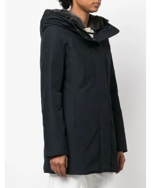 Woolrich ロゴパッチジップアップフーディ - サムネイル3