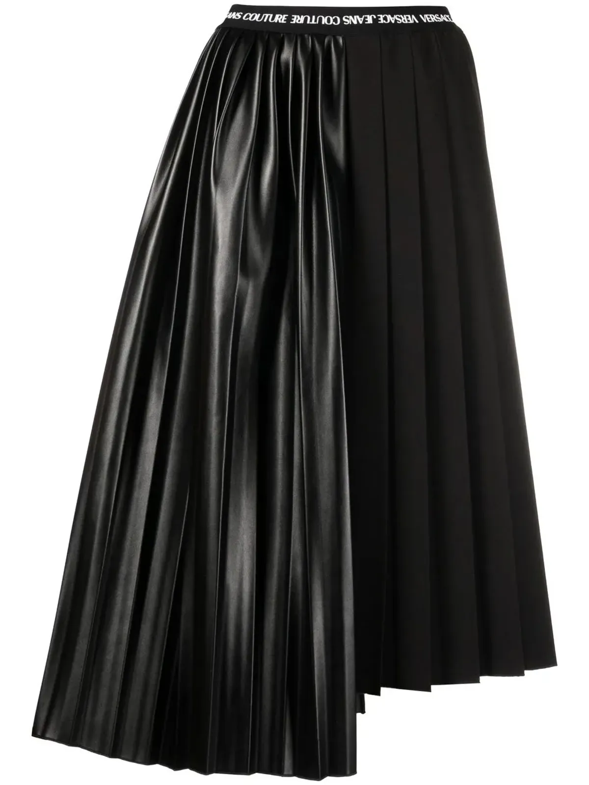 Versace Jeans Couture プリーツアシンメトリースカート - 画像1