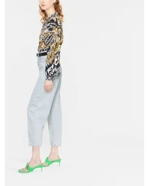 Versace Jeans Couture ブラッシュド ロゴプリント ロングスリーブ シャツ - サムネイル3