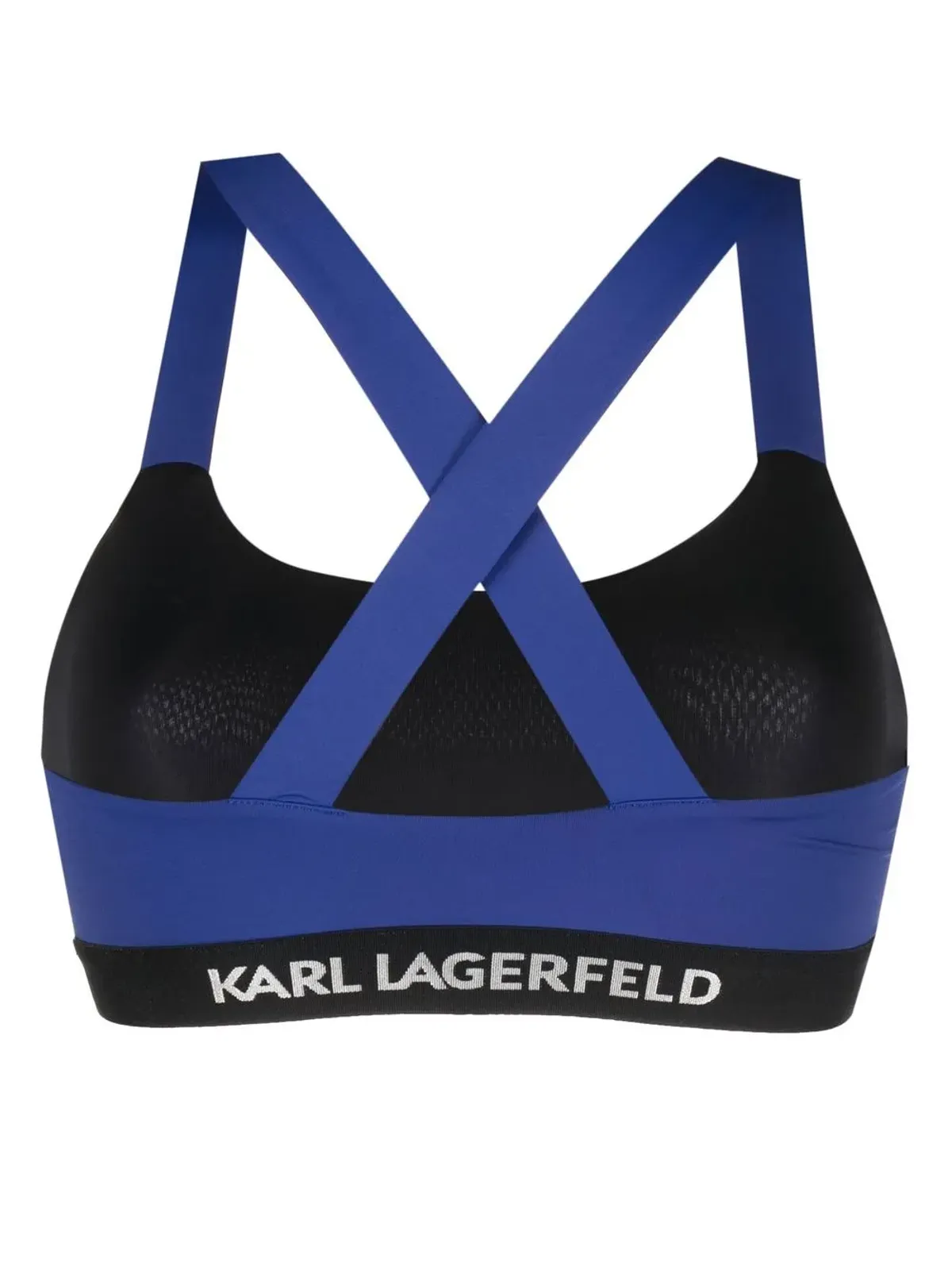 Karl Lagerfeld ロゴプリント バンドゥトップ - 画像2