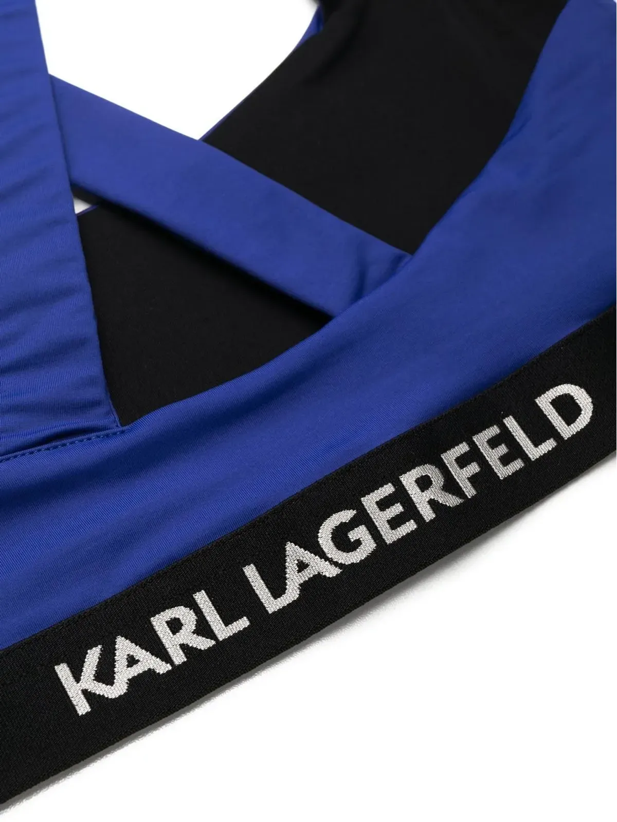 Karl Lagerfeld ロゴプリント バンドゥトップ - 画像3
