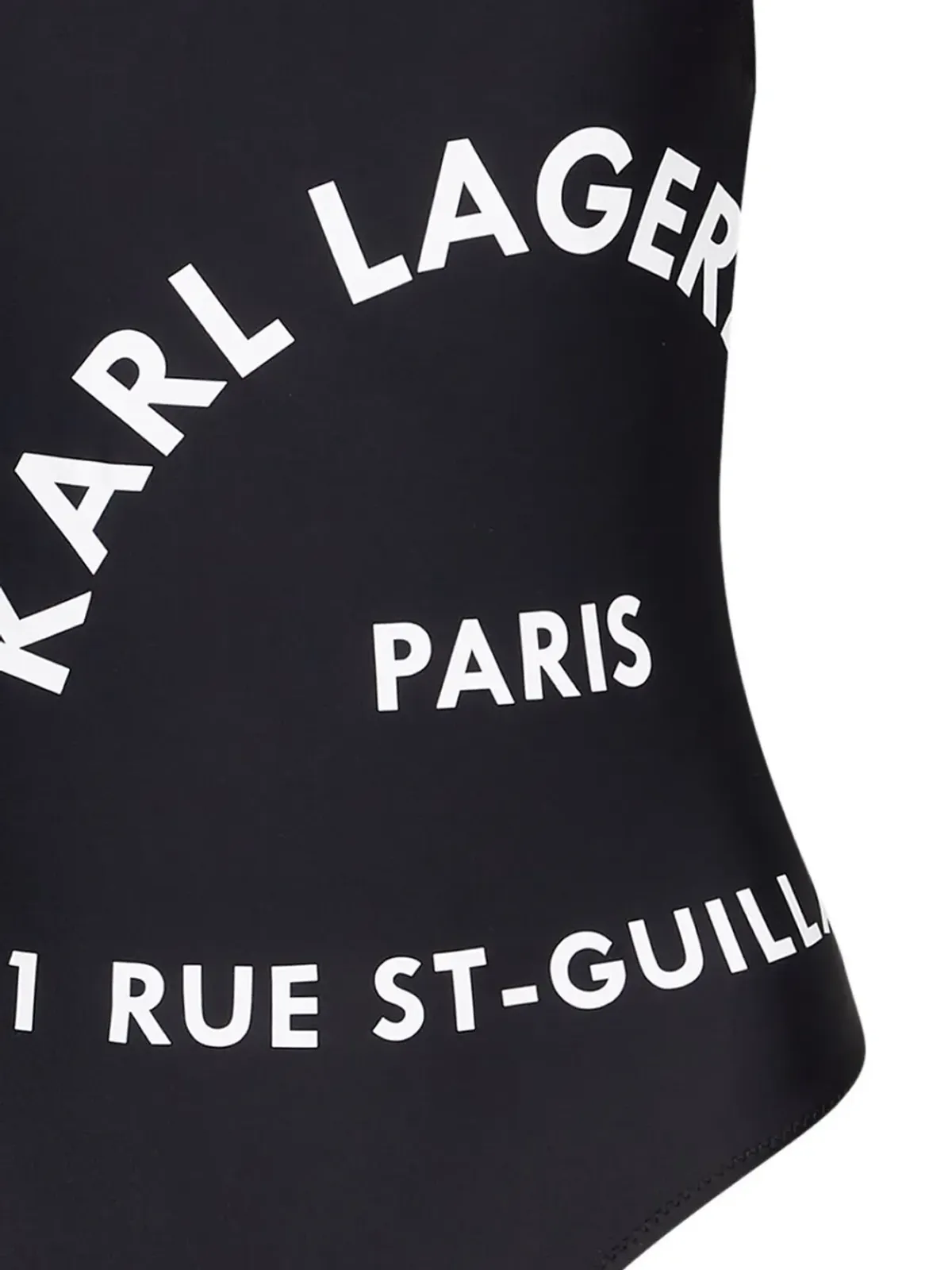 Karl Lagerfeld ロゴプリント水着 - 画像2