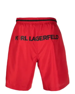 Karl Lagerfeld Ikon 2.0 ロゴプリント ボードショーツ - サムネイル2