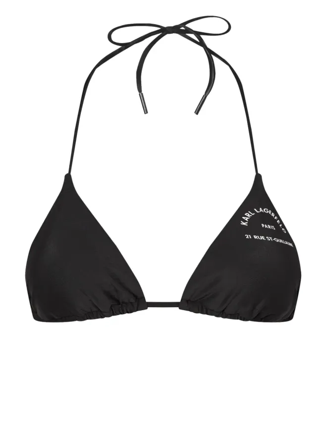 Karl Lagerfeld Karl Lagerfeld Rue St-Guillaume トライアングルビキニトップの商品画像